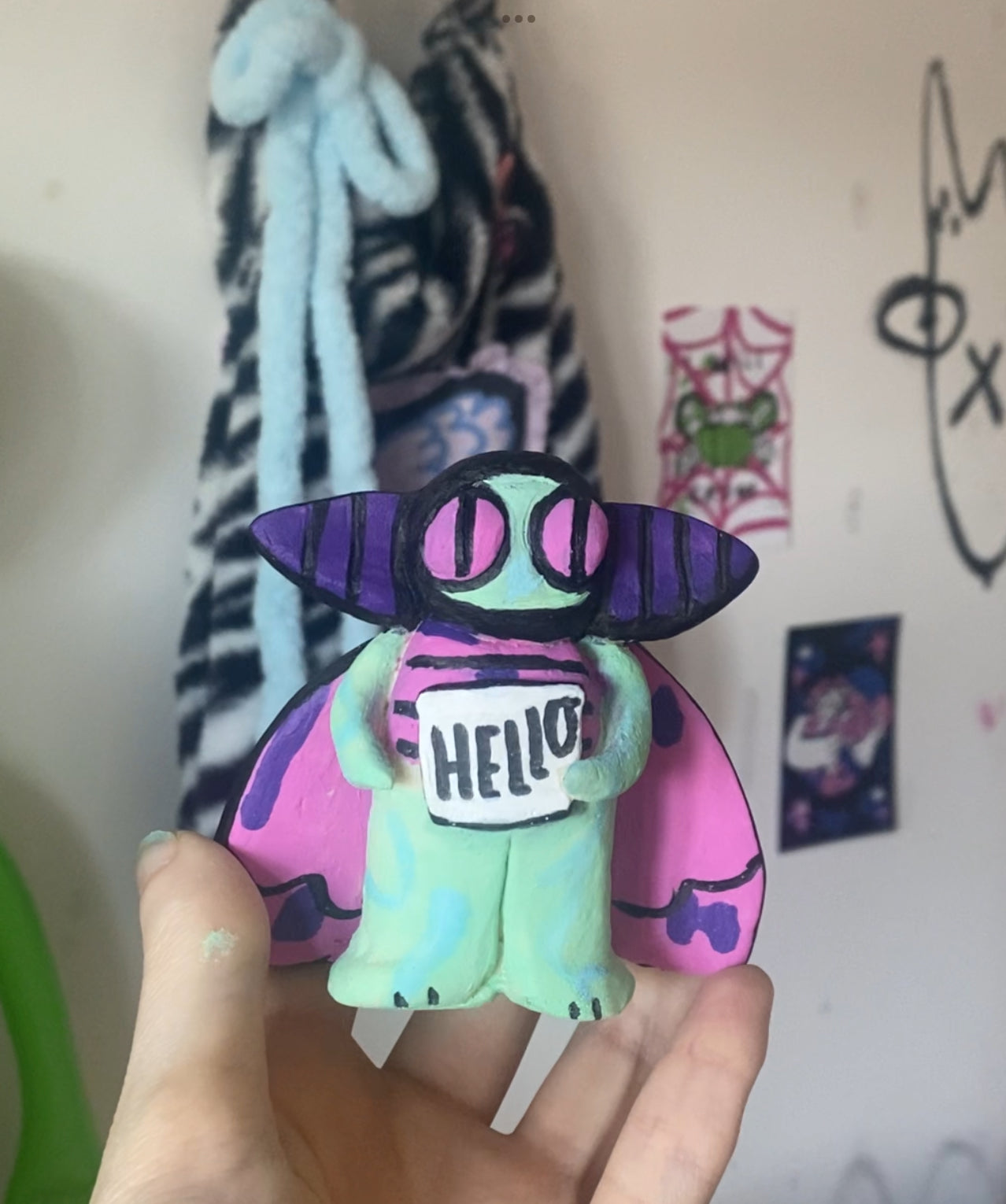 Odd Mothman Toy Art Figurine
