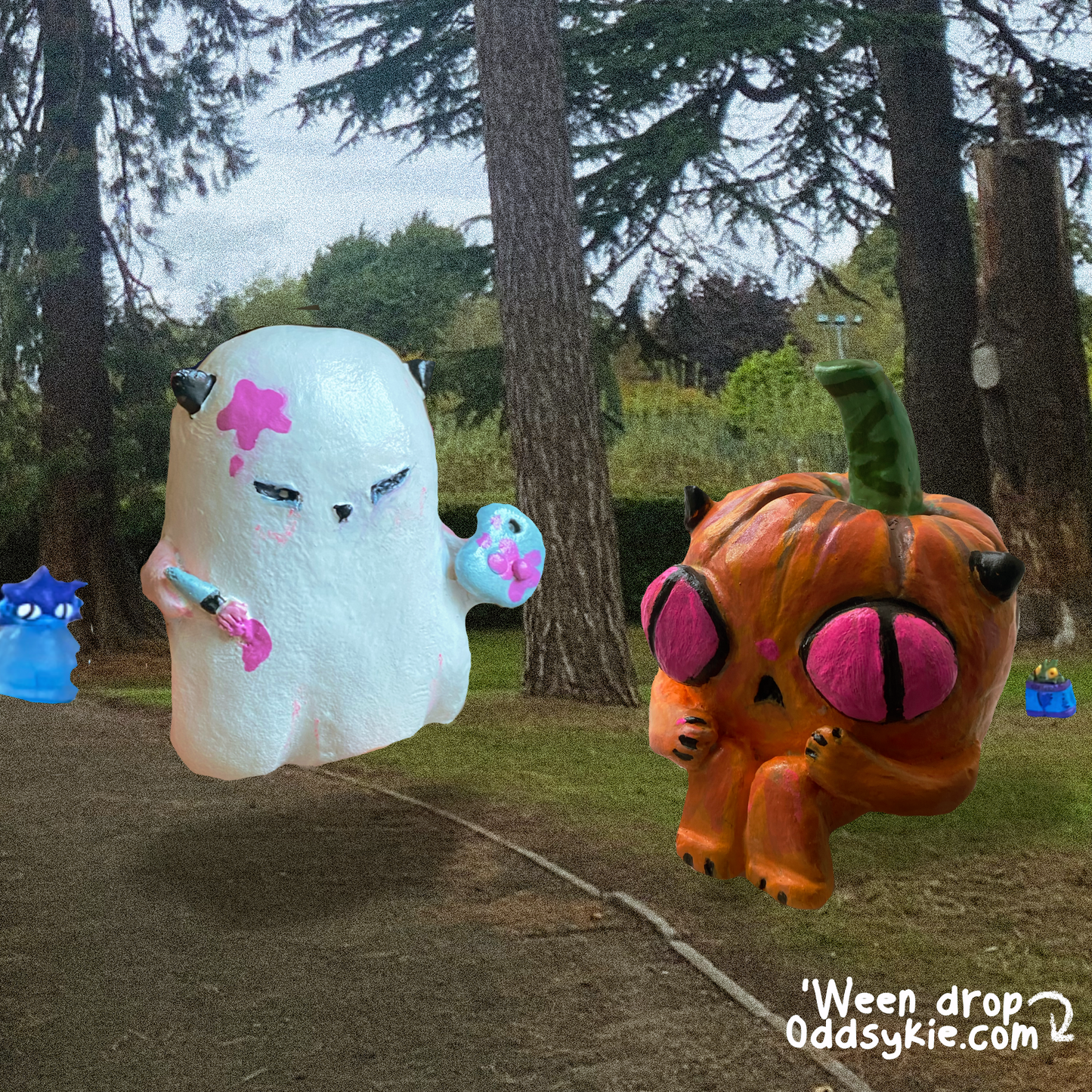 Artie the Ghost Art Figure Sculpture