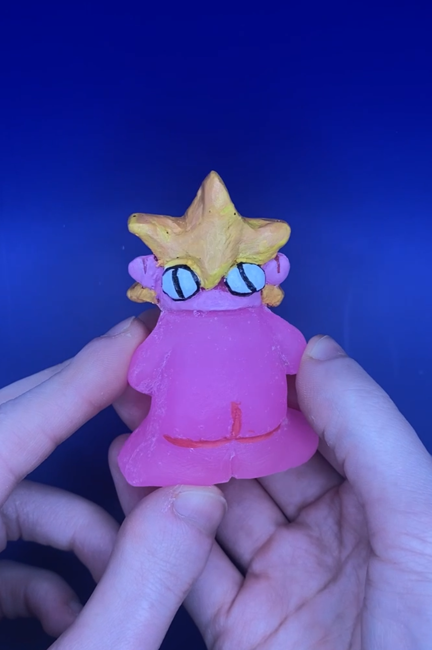 Wonky-headed StarBoy Figurine (Made 2 Order)