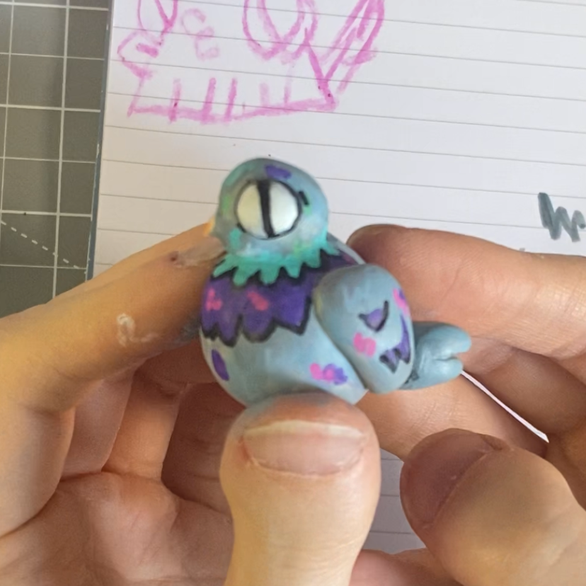 Pigeon Art Toy Figurine