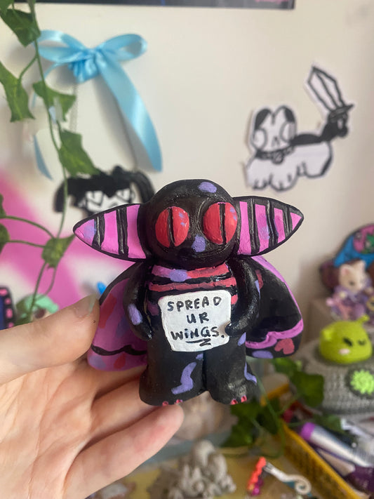 Odd Mothman Toy Art Figurine (Made 2 order)