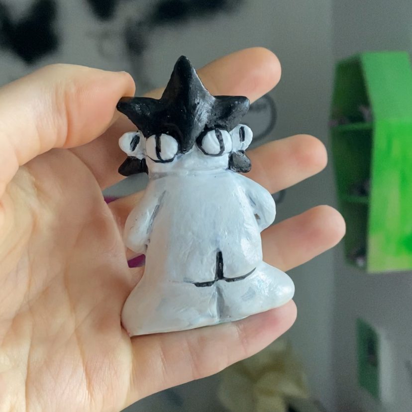 Wonky-headed StarBoy Figurine (Made 2 Order)