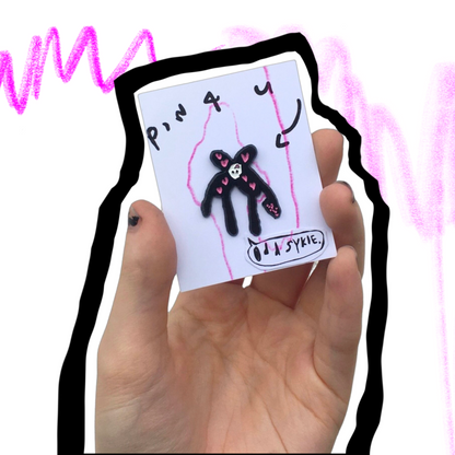 Harty moth Creature Enamel Pin