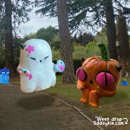 Pipkin the Pumpkin Art Figure Sculpture