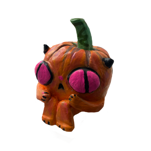 Pipkin the Pumpkin Art Figure Sculpture