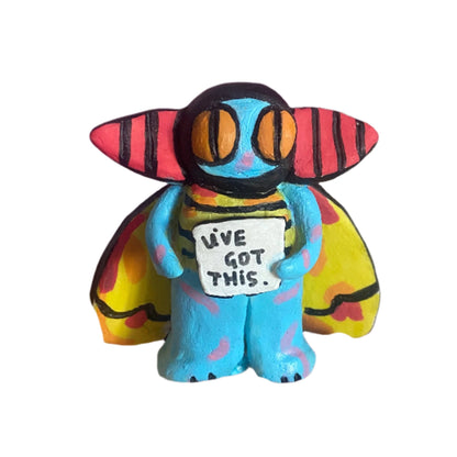 Odd Mothman Toy Art Figurine (Made 2 order)